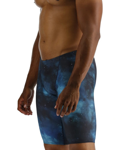 TYR Durafast Elite Men's Cosmic Night Jammer | Teal-Multi