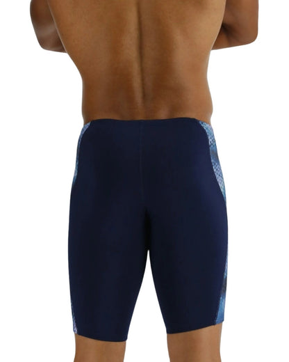 TYR Durafast Elite Men's Starhex Blade Jammer Swimsuit | Blue Ice