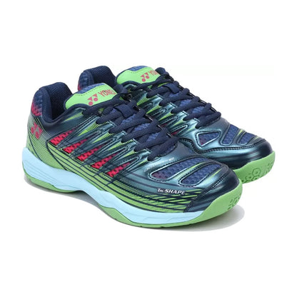 Yonex Tour Dominant 2 Badminton Shoe | Dark Sea/Bright Lime/Watermelon