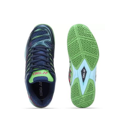 Yonex Tour Dominant 2 Badminton Shoe | Dark Sea/Bright Lime/Watermelon