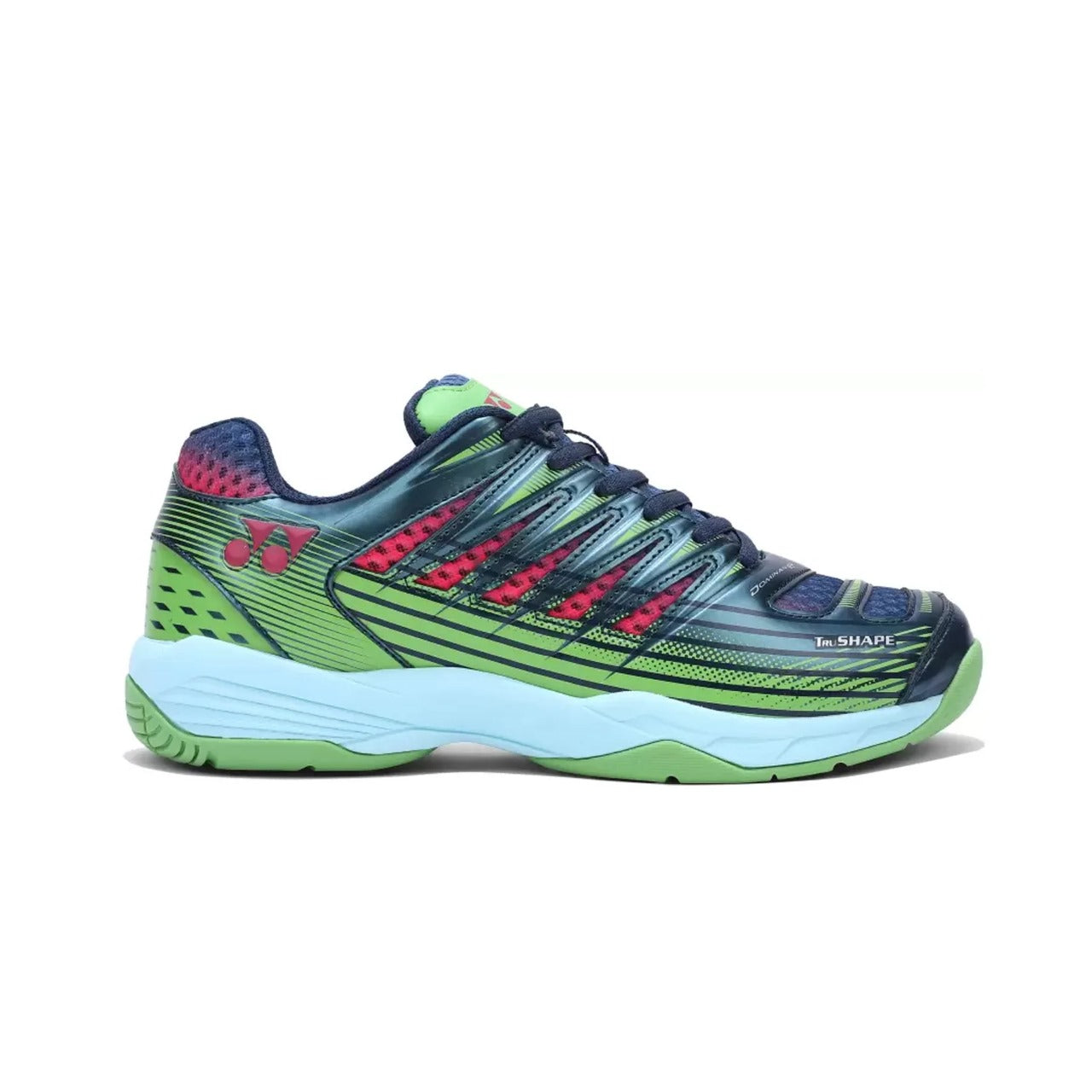 Yonex Tour Dominant 2 Badminton Shoe | Dark Sea/Bright Lime/Watermelon