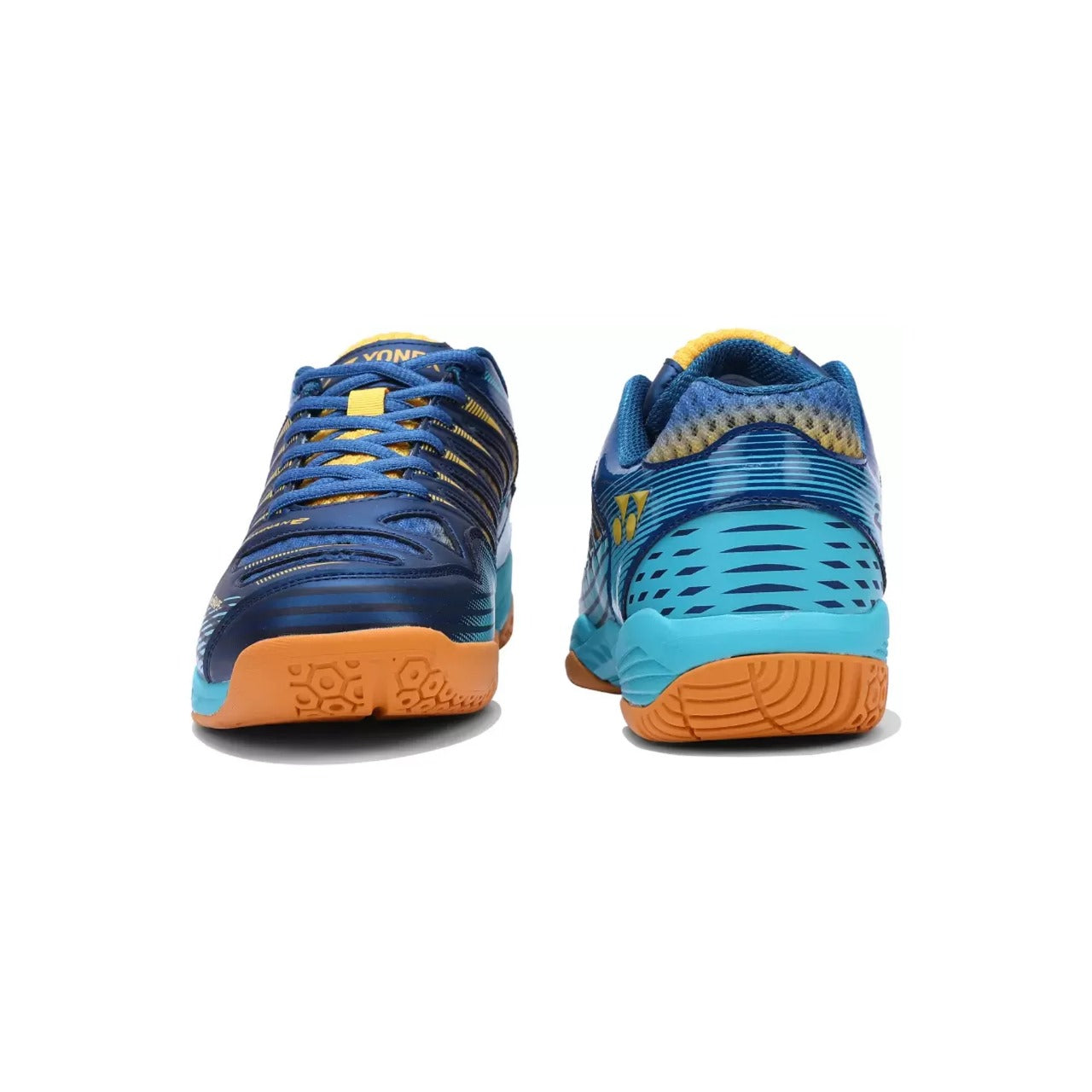 Yonex Tour Dominant 2 Badminton Shoe | Sailor Blue/Bright Aqua/Mustard Gold