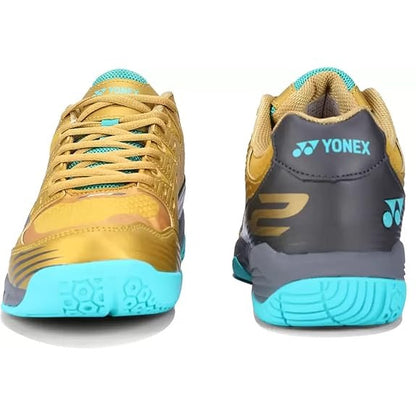 Yonex Tour Skill 2 Badminton Shoe - Sand Yellow/Metiorite