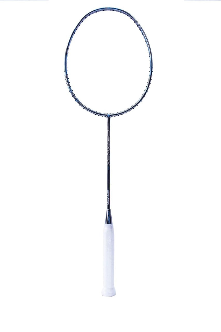 Carlton Optimax Lite Badminton Racket (Unstrung) | Metallic Graphite/Candy Blue