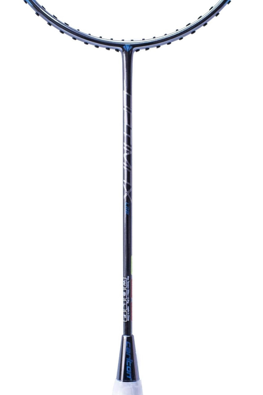 Carlton Optimax Lite Badminton Racket (Unstrung) | Metallic Graphite/Candy Blue