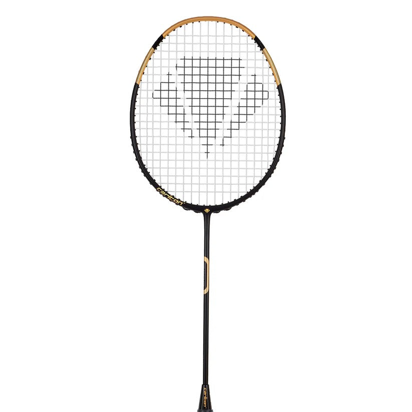 Carlton Zero 007i Badminton Racket (Unstrung) | Matt Black/Gold