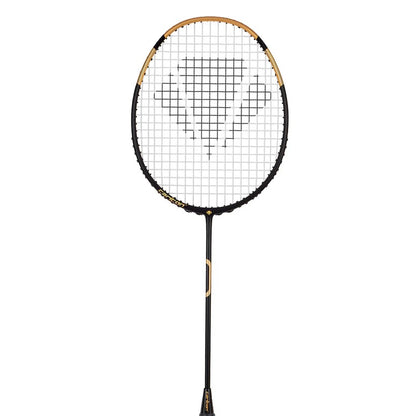 Carlton Zero 007i Badminton Racket (Unstrung) | Matt Black/Gold