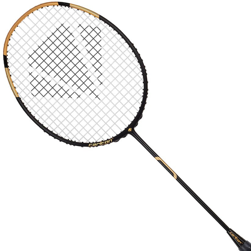 Carlton Zero 007i Badminton Racket (Unstrung) | Matt Black/Gold