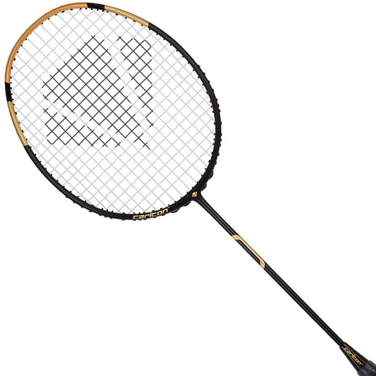 Carlton Zero 007i Badminton Racket (Unstrung) | Matt Black/Gold