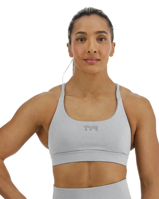 TYR Base Kinetic Women's Dual Strap Sports Bra | Heather