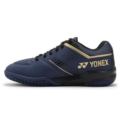 Yonex Power Cushion Strider Flow Wide Badminton Shoe | Navy/Gold