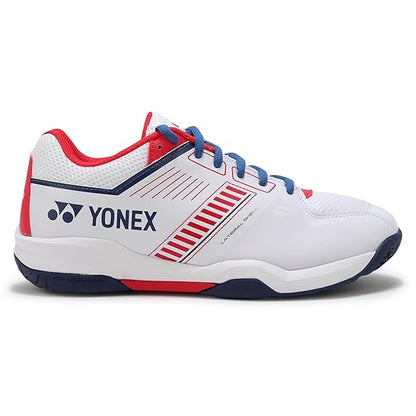 Yonex Power Cushion Strider Flow Wide Badminton Shoe | White/Red