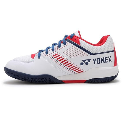 Yonex Power Cushion Strider Flow Wide Badminton Shoe | White/Red