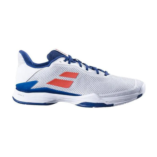 Babolat Jet Tere All Court Men's Tennis Shoes - White/Estate Blue