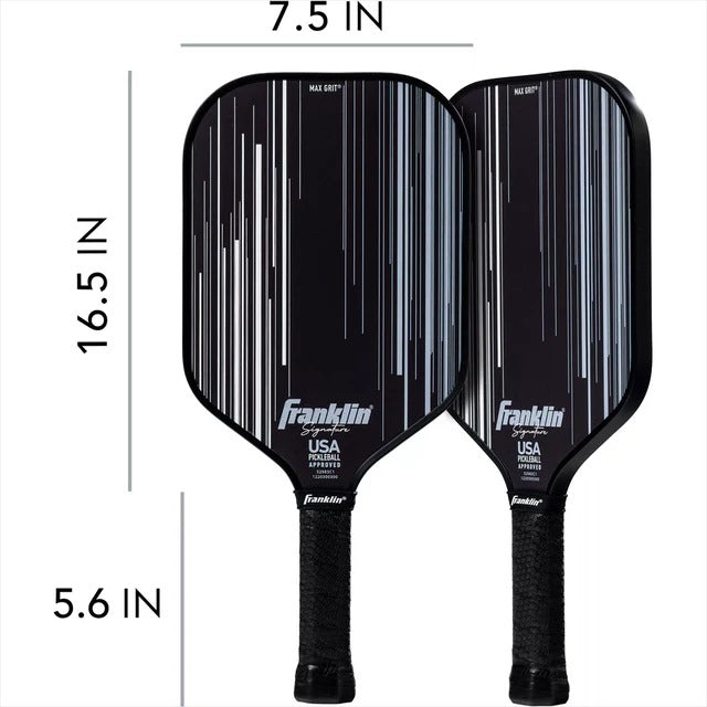 Franklin Signature Pickleball Paddle - Black (16 mm)