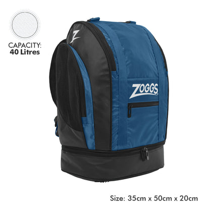 Zoggs Tour Back Pack 40 | Navy/Black