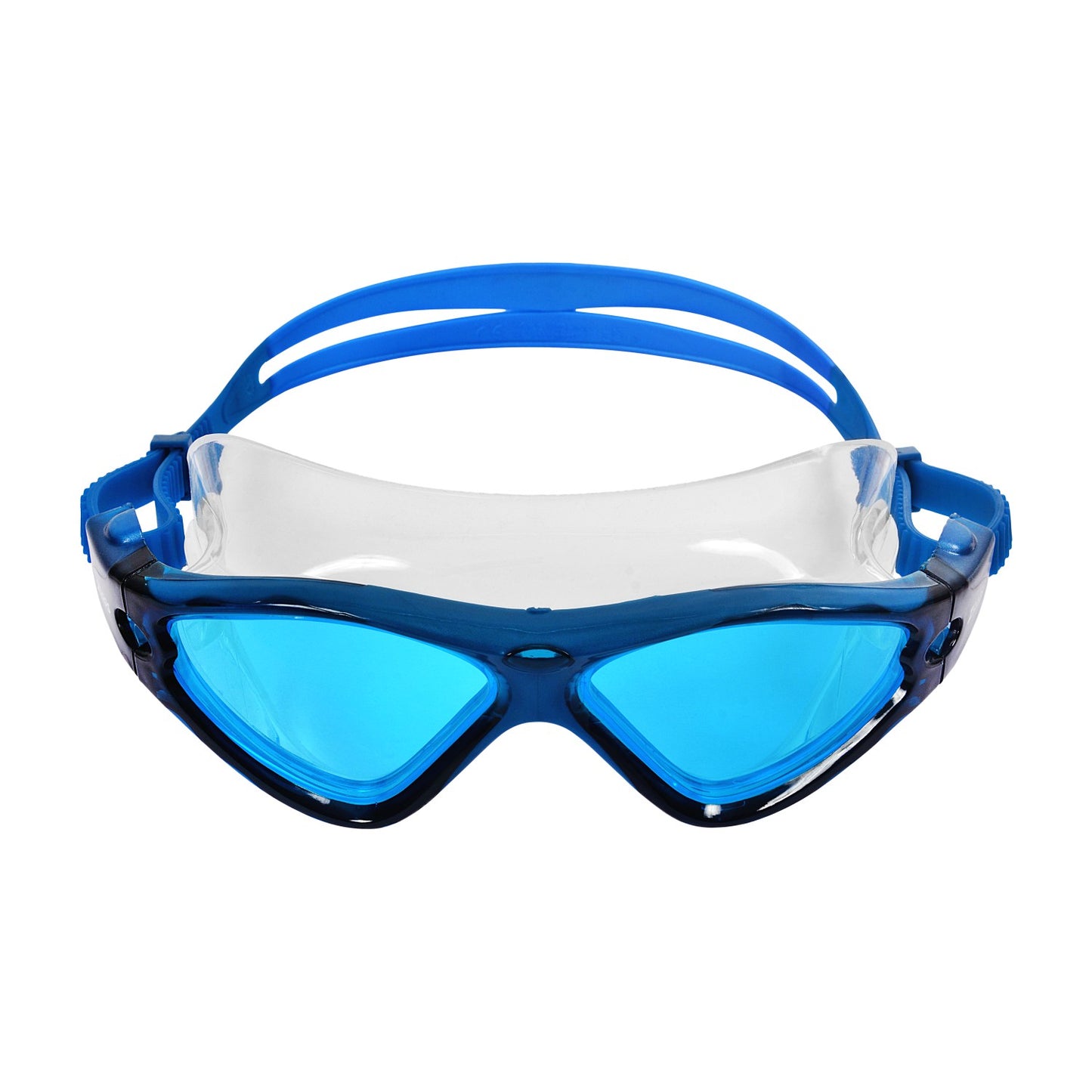 Zoggs Tri-Vision Mask Goggles | Navy/Blue - Tinted Blue Lens