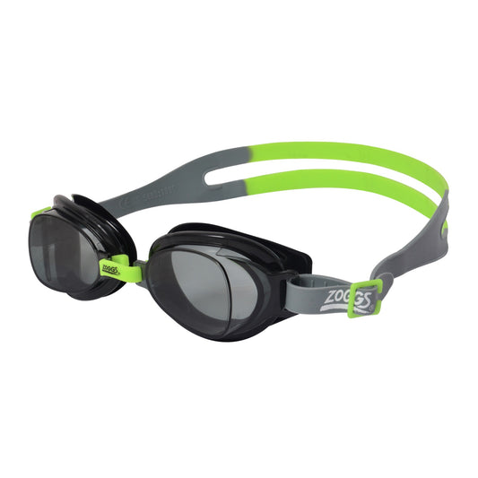 Zoggs Otter Swimming Goggle | Grey/Green - Tinted Smoke Lens