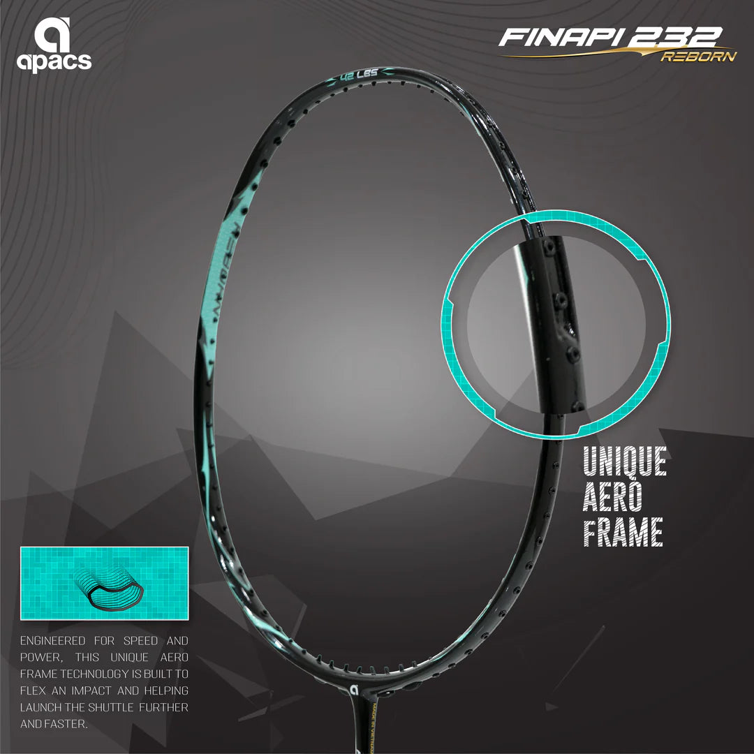 Apacs Finapi 232 Reborn Badminton Racket (Unstrung)