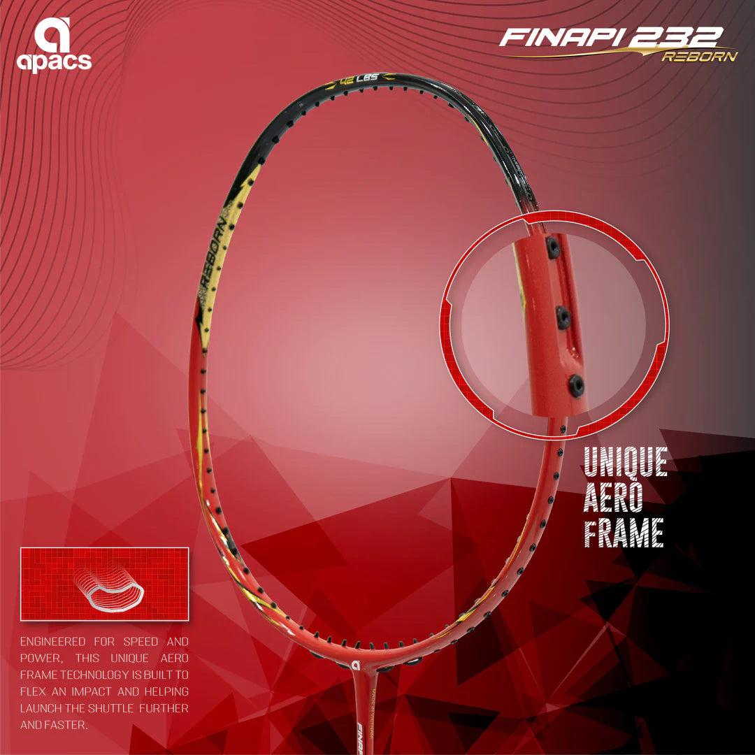 Apacs Finapi 232 Reborn Badminton Racket (Unstrung)