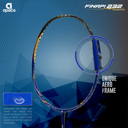 Apacs Finapi 232 Reborn Badminton Racket (Unstrung)