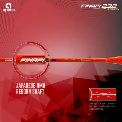 Apacs Finapi 232 Reborn Badminton Racket (Unstrung)