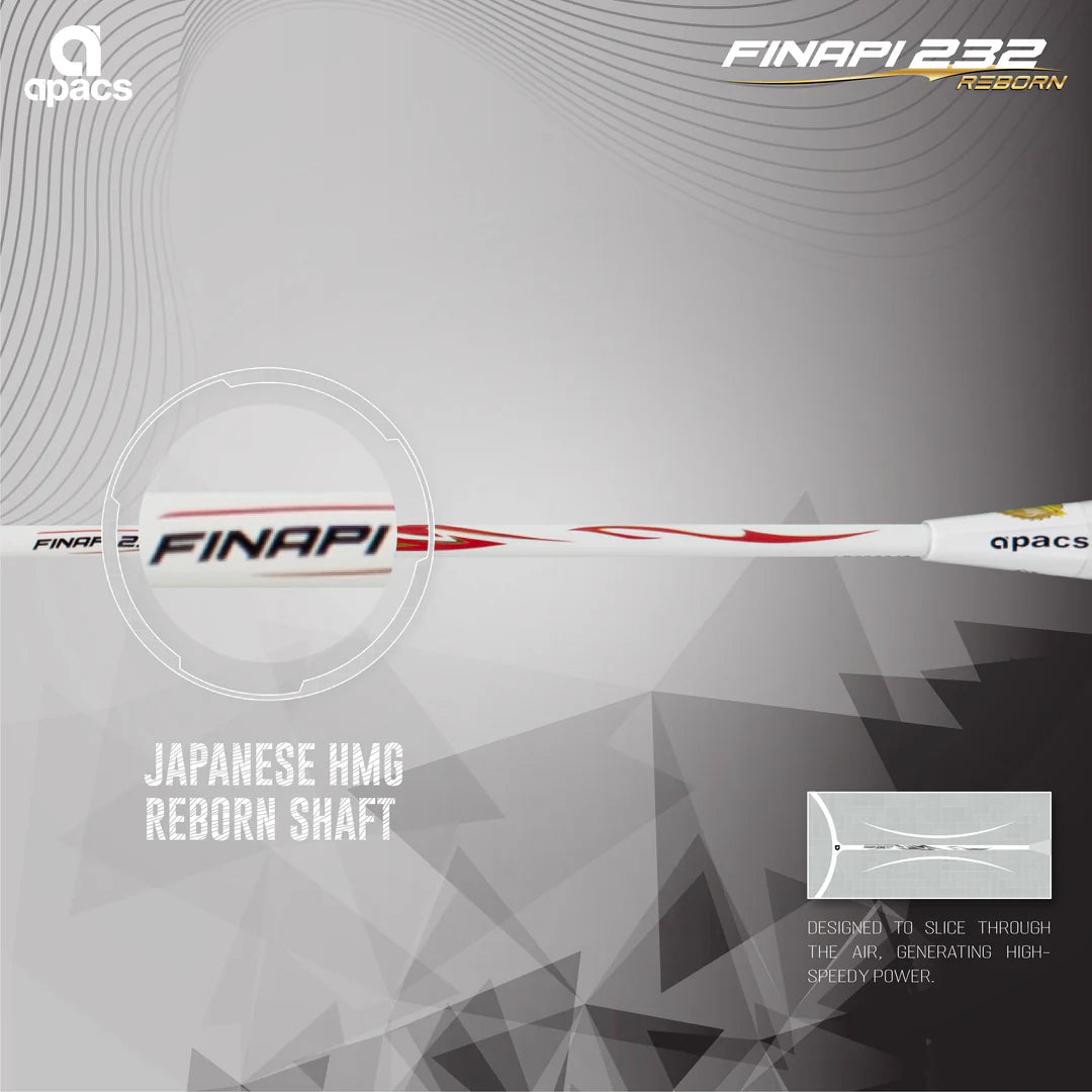 Apacs Finapi 232 Reborn Badminton Racket (Unstrung)