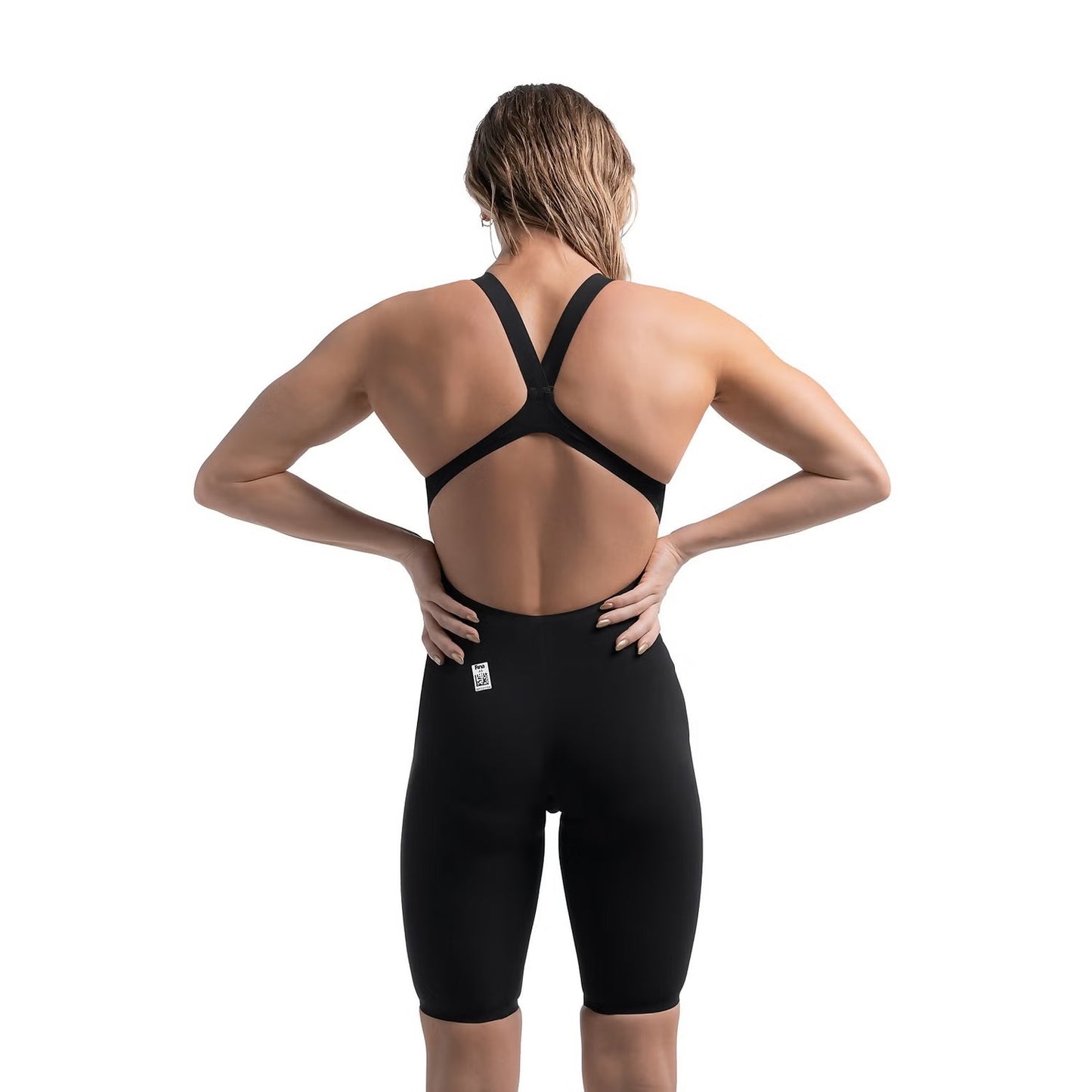 Speedo Women's Fastskin LZR Pure Valor 2.0 Openback Kneeskin | Black