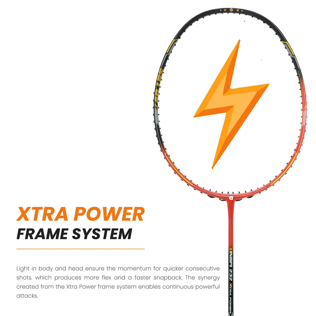 Apacs Finapi 232 Xtra Power Badminton Racket (Unstrung)