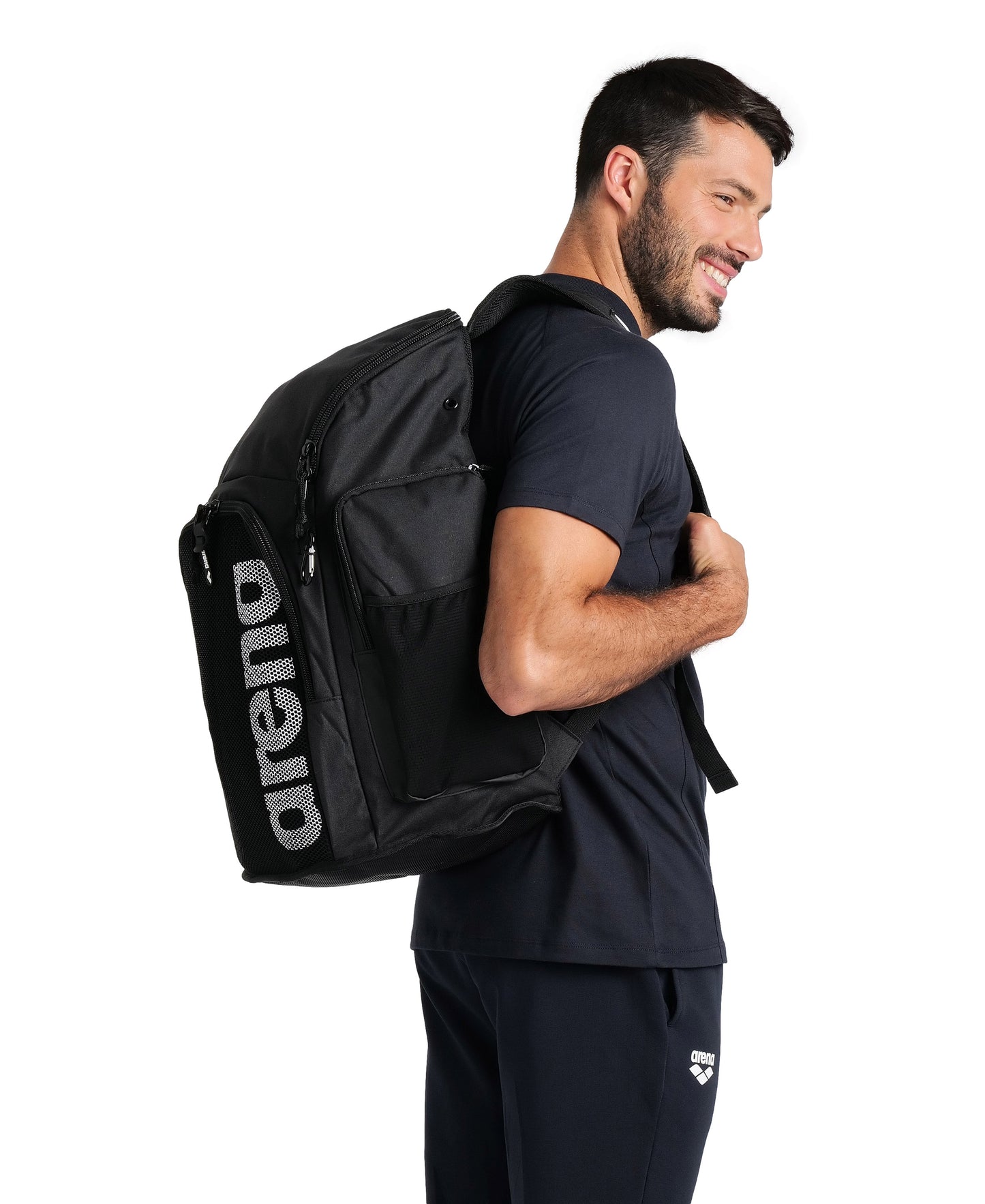 Arena Team Backpack 45 | Black Melange