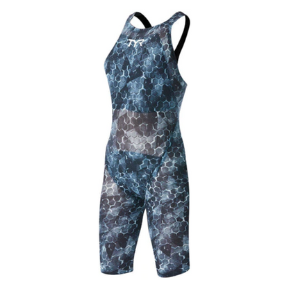 TYR Women’s Avictor Supernova | Open Back | Black Grey