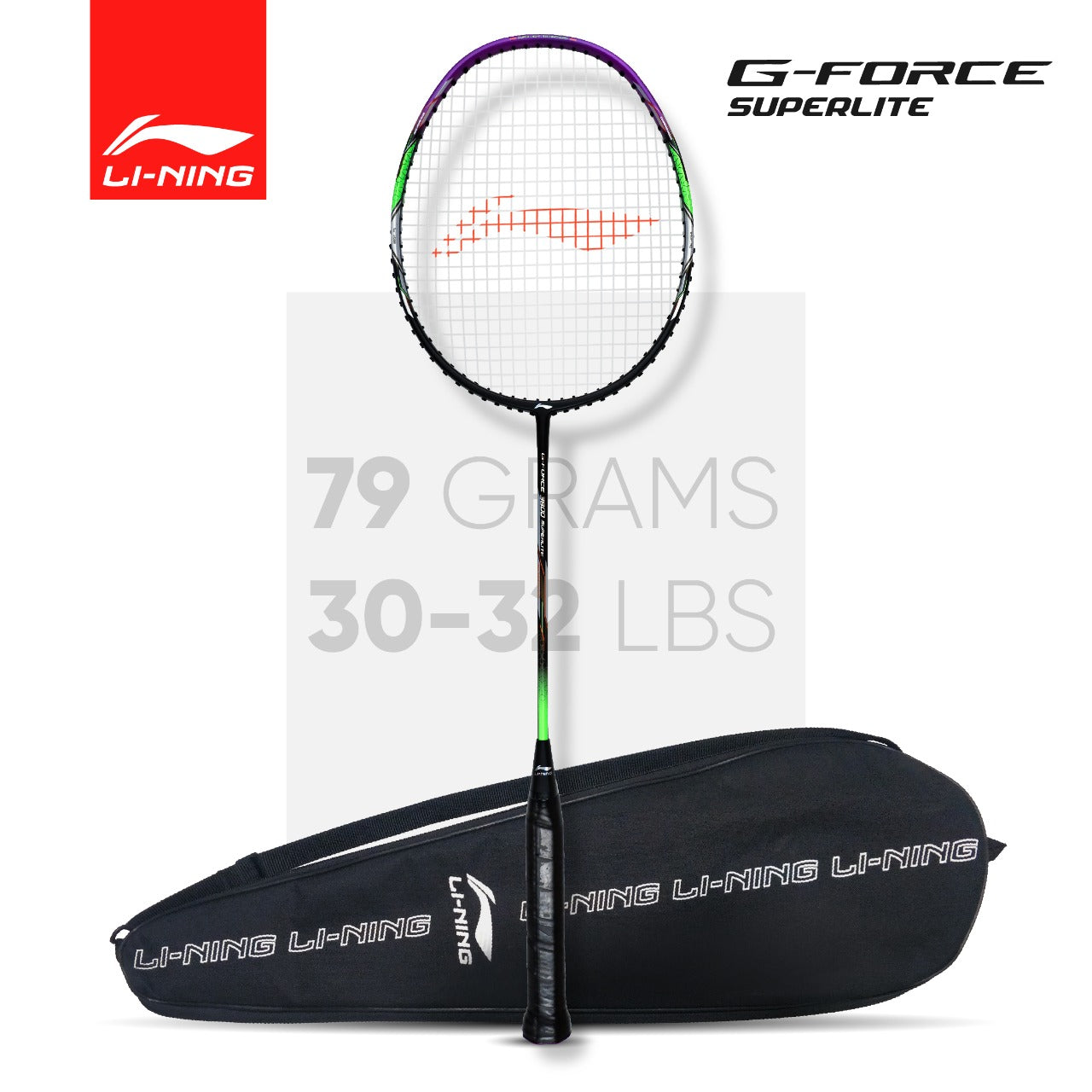 Li-Ning G-Force Superlite 3800 (Strung)