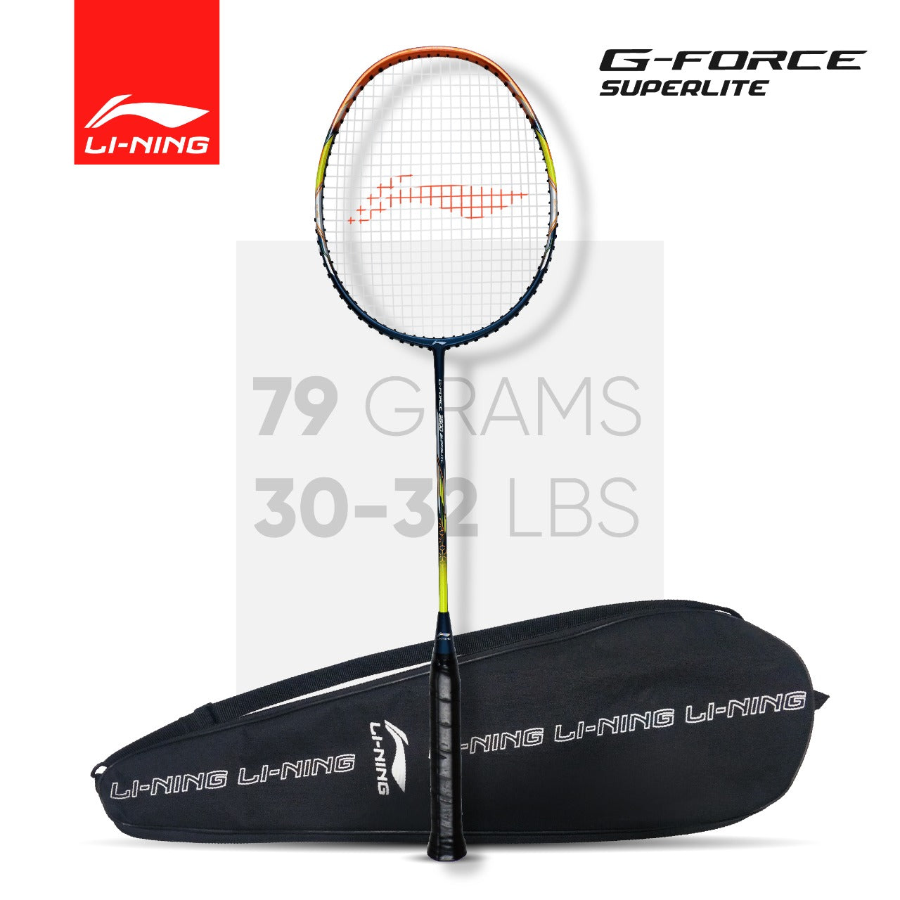 Li-Ning G-Force Superlite 3800 (Strung)