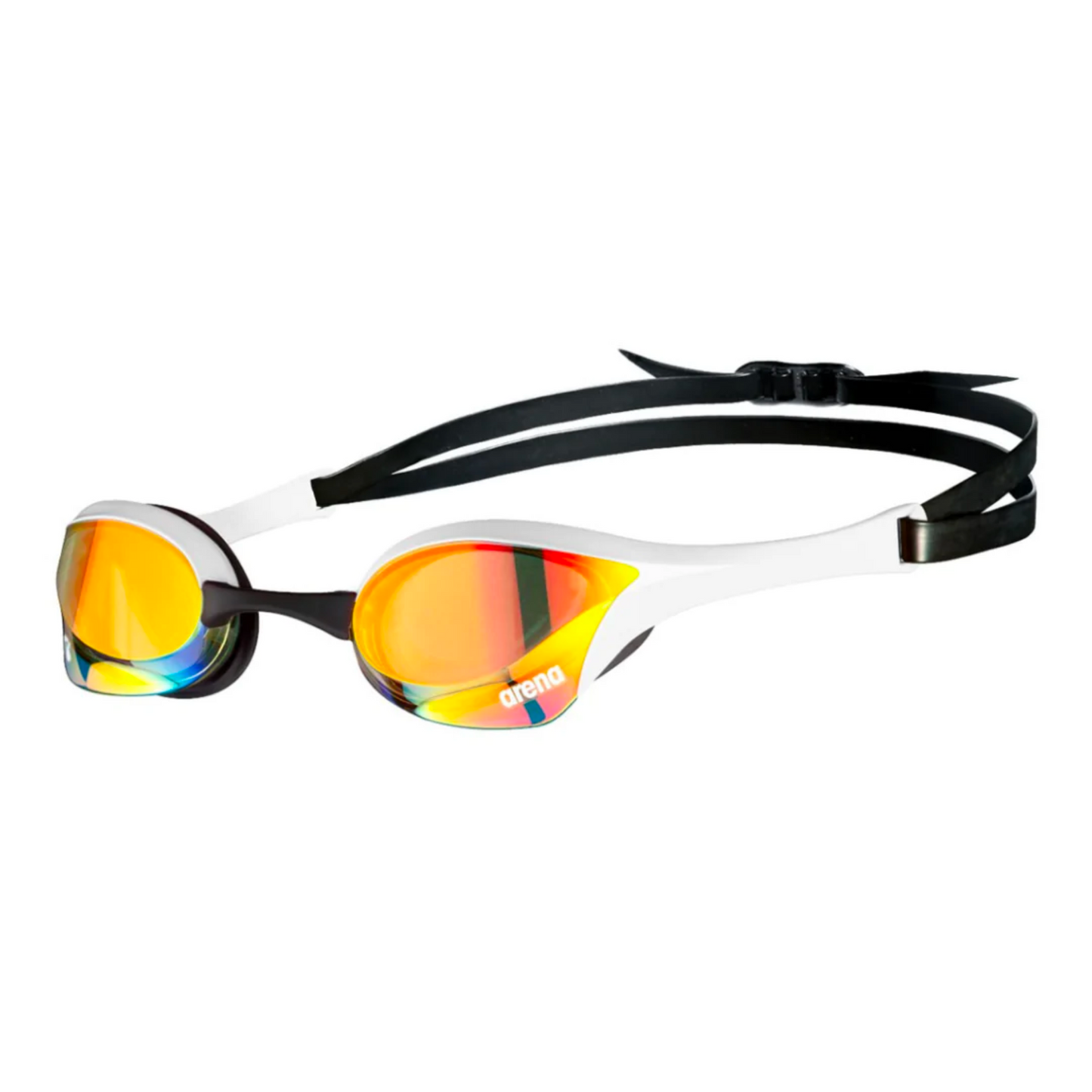 Arena Cobra Ultra Swipe Mirror Racing Goggle | Yellow Copper- White