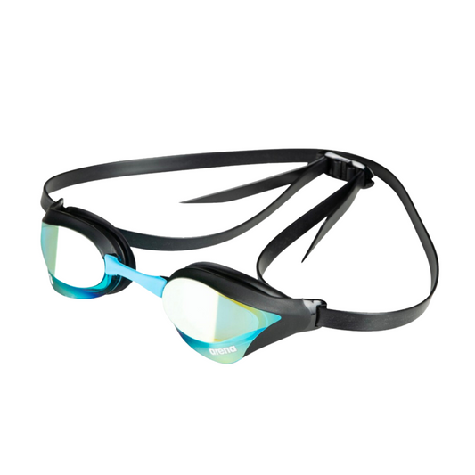 Arena Cobra Core Swipe Mirror Racing Goggles | Aqua- Black