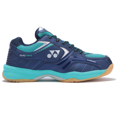 Yonex Tour Force Badminton Shoes Navy Turquoise