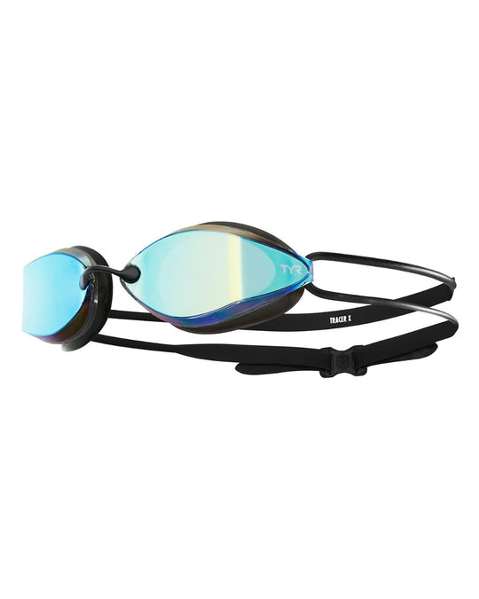 TYR Tracer-X Racing Nano Mirrored Goggles - Gold/Black