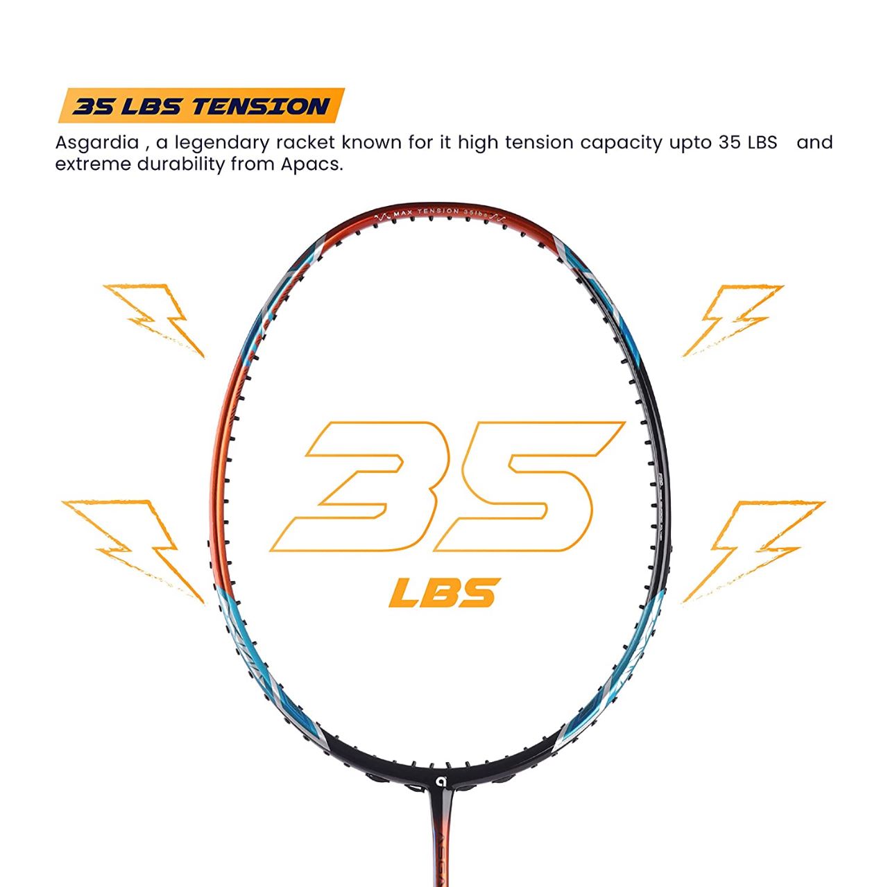 Asgardia Control Apacs Badminton Racket