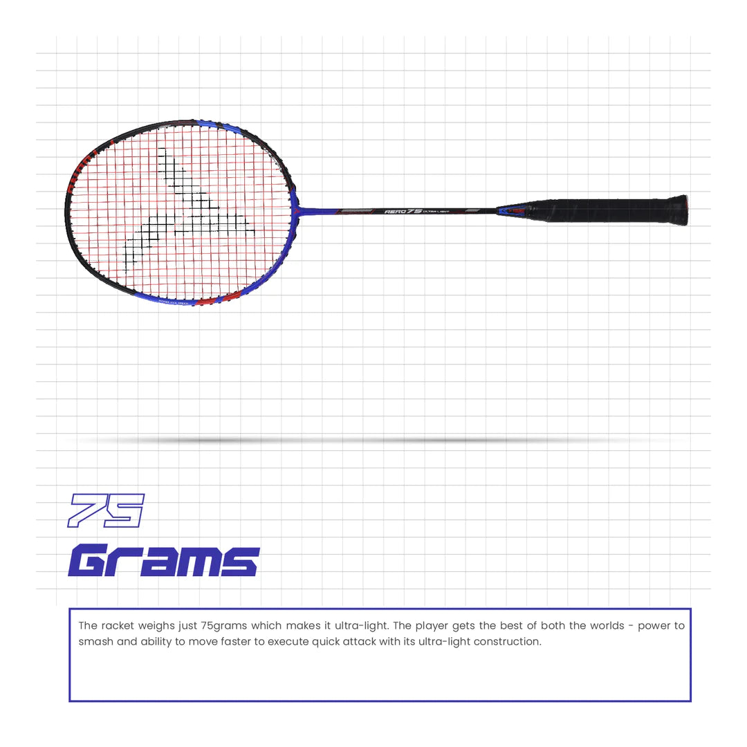 Aero 75 Ultralight Young Badminton Racket 