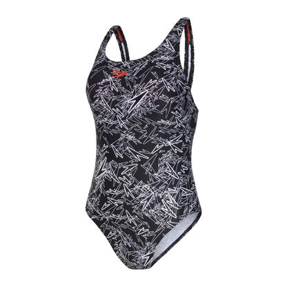 Speedo Boom Allover Racerback Swimsuit