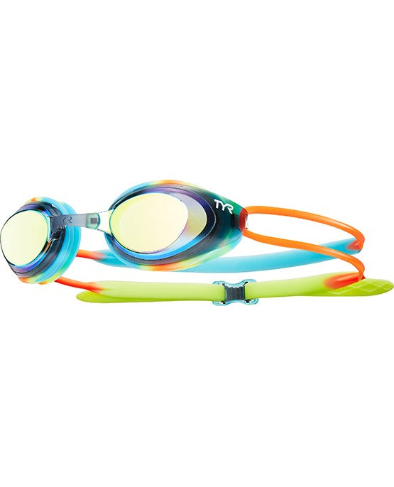 TYR BLACKHAWK RACING MIRRORED JUNIOR GOGGLES